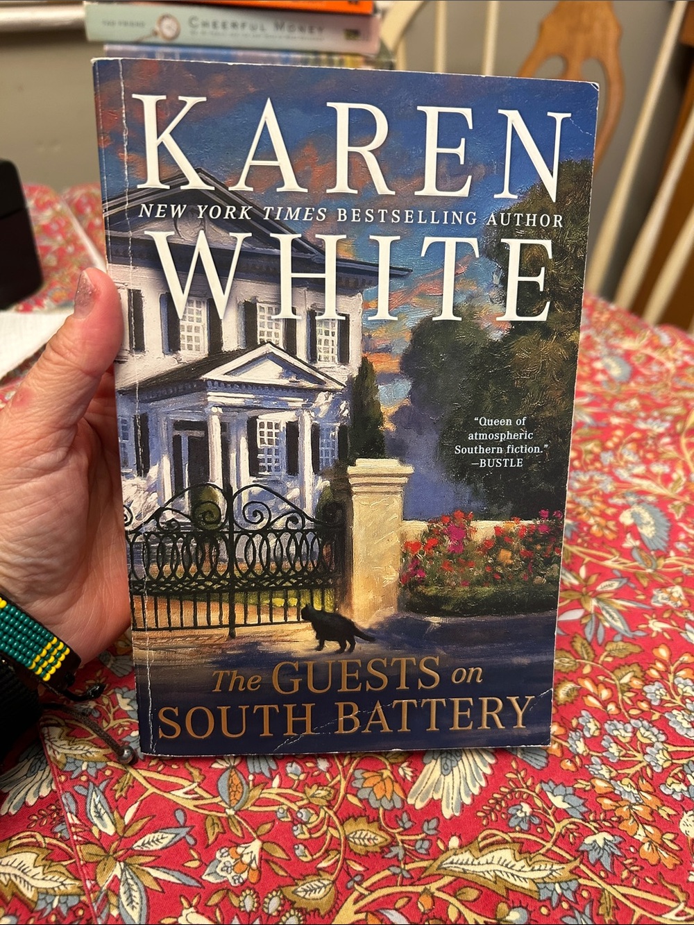 The Guests on South Battery - Blue Paperback Home Bath Accent